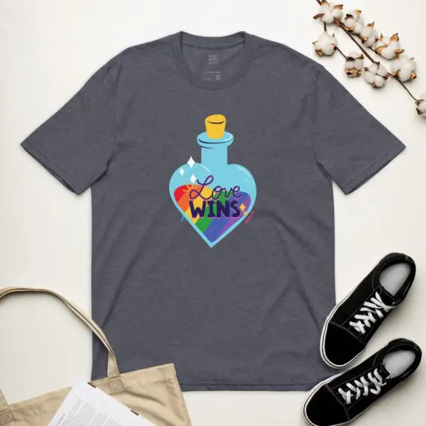Love Wins Unisex recycled t-shirt