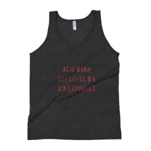 Acid Burn Unisex Tank Top