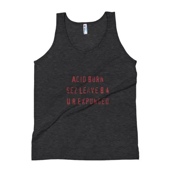 Acid Burn Unisex Tank Top