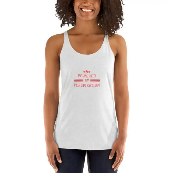 Perspiration Pink Women's Racerback Tank - Image 6