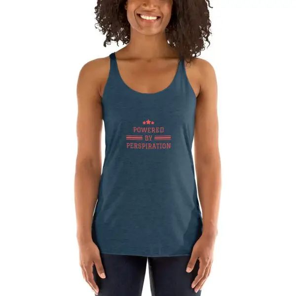 Perspiration Pink Women's Racerback Tank - Image 2