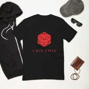 Crit This DnD Short Sleeve T-shirt