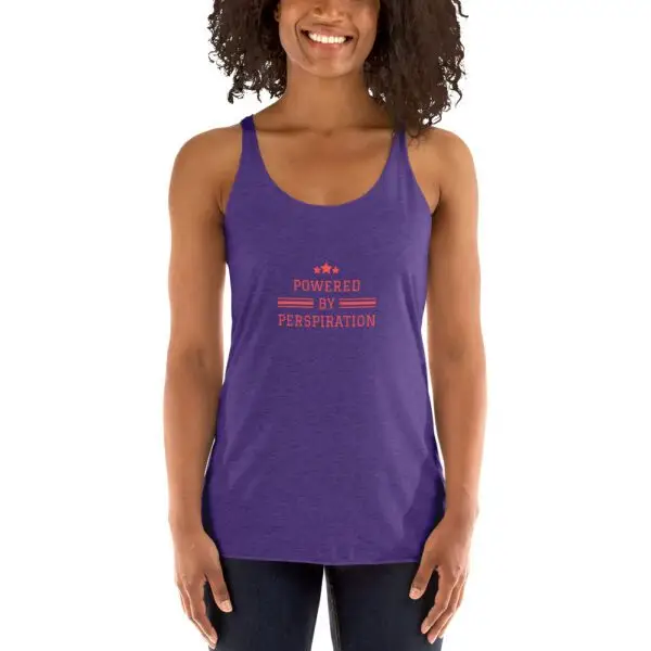 Perspiration Pink Women's Racerback Tank - Image 4