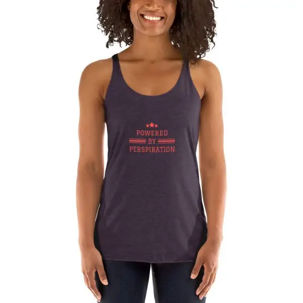 Perspiration Pink Women's Racerback Tank - Image 5