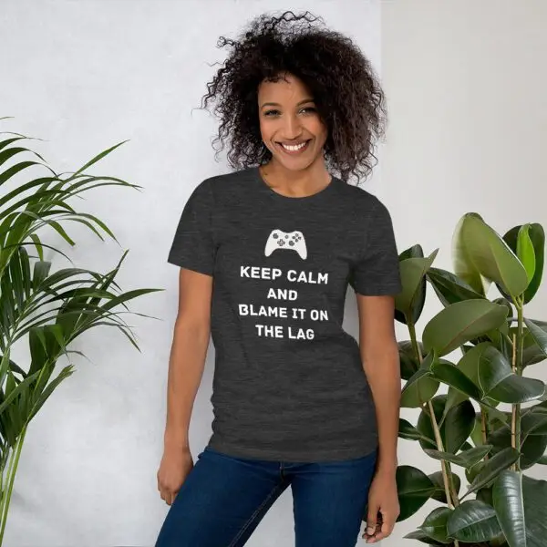 Keep Calm Lag Short-Sleeve Unisex T-Shirt - Image 9