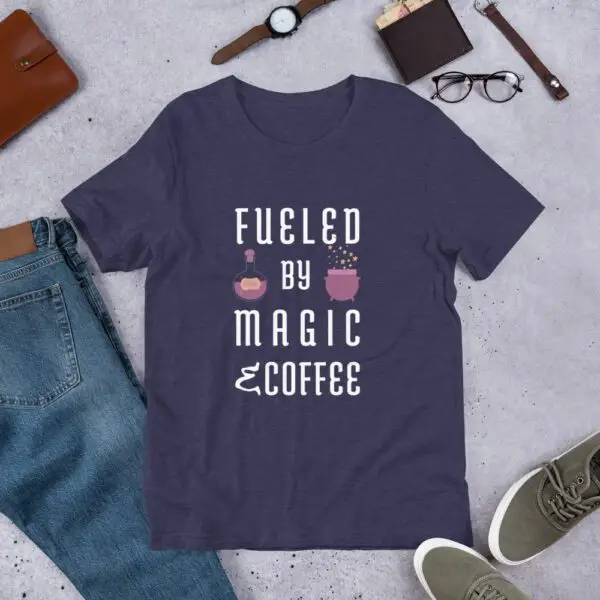 Fueled by Magic & Coffee Short-Sleeve Unisex T-Shirt - Image 3