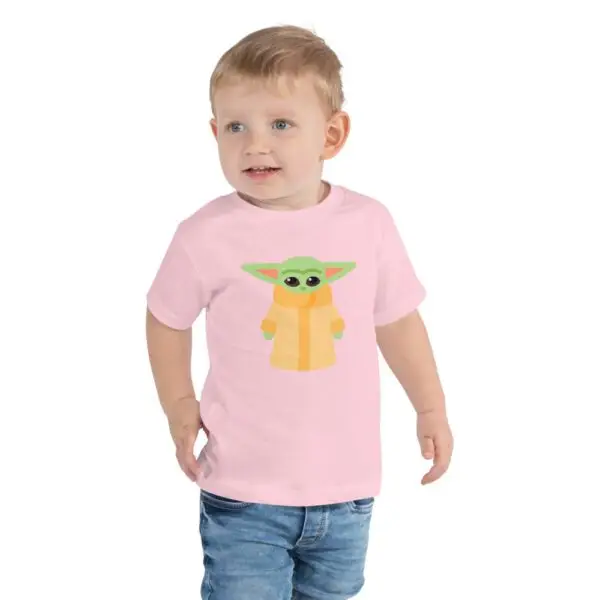 Baby Yoda Toddler Short Sleeve Tee - Image 4