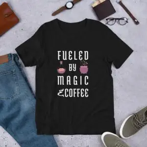 Fueled by Magic & Coffee Short-Sleeve Unisex T-Shirt
