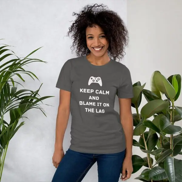 Keep Calm Lag Short-Sleeve Unisex T-Shirt - Image 7