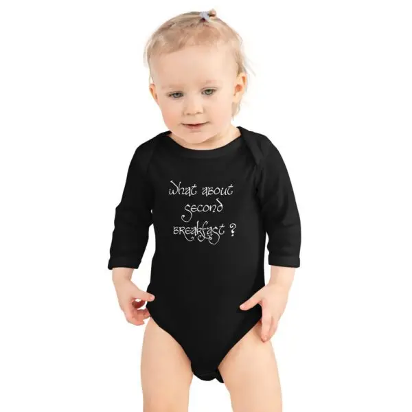Second Breakfast Infant Long Sleeve Bodysuit - Image 2