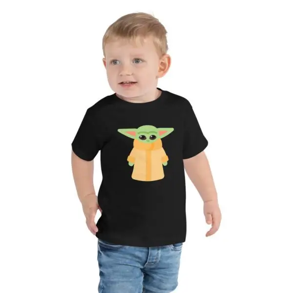 Baby Yoda Toddler Short Sleeve Tee - Image 2