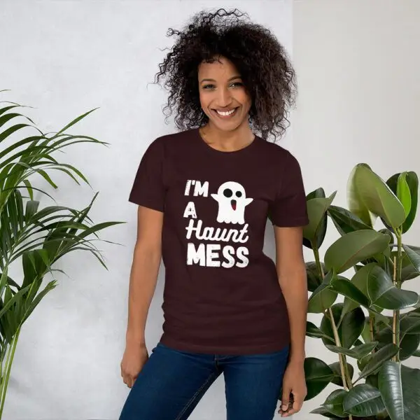 Haunt Mess Short-Sleeve Unisex T-Shirt - Image 2
