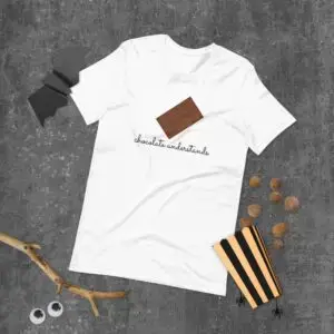 Chocolate Understands Dark Text Short-Sleeve Unisex T-Shirt