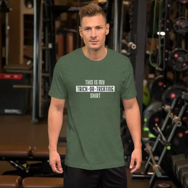 Trick-or-Treating Short-Sleeve Unisex T-Shirt - Image 3