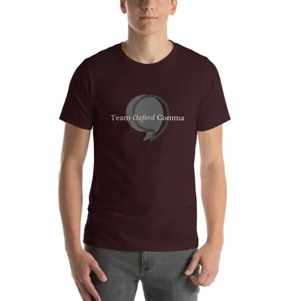 Oxford Comma Short-Sleeve Unisex T-Shirt - Image 5