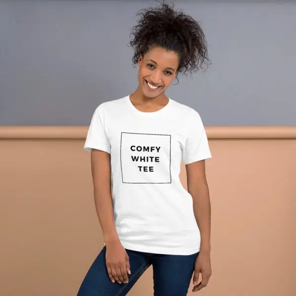 Comfy Tee Block Short-Sleeve Unisex T-Shirt - Image 2
