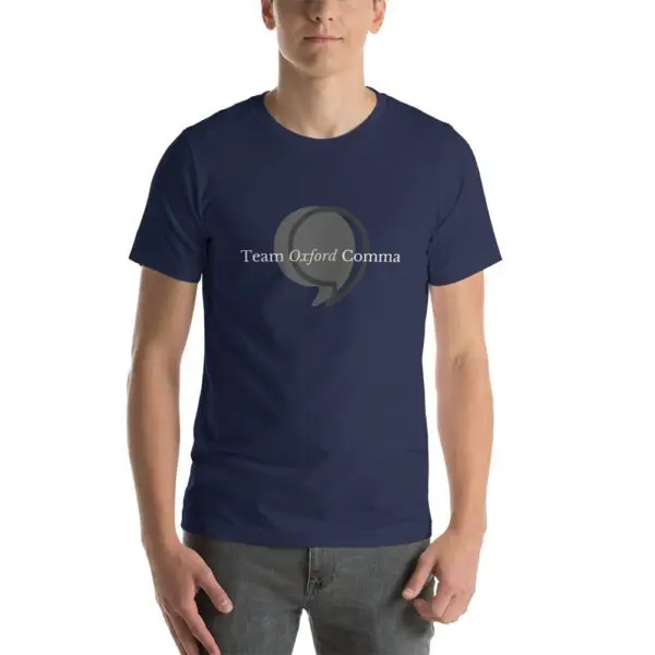 Oxford Comma Short-Sleeve Unisex T-Shirt - Image 4