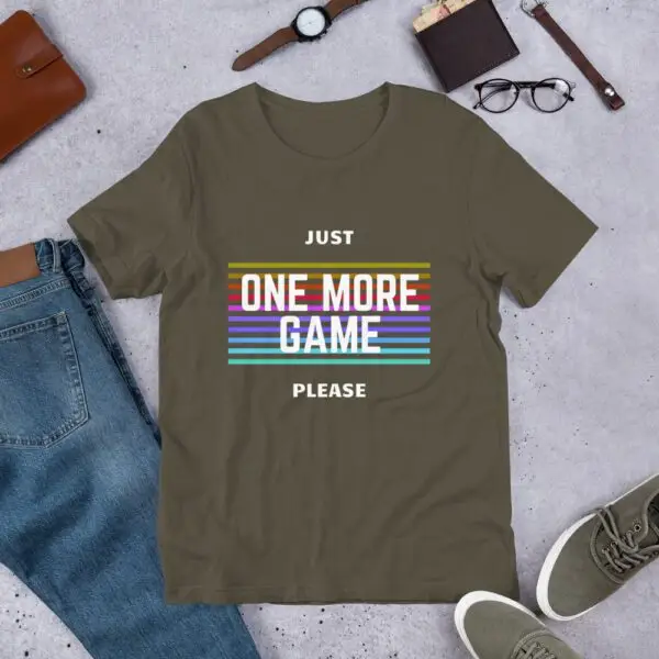 One More Game Short-Sleeve Unisex T-Shirt - Image 6