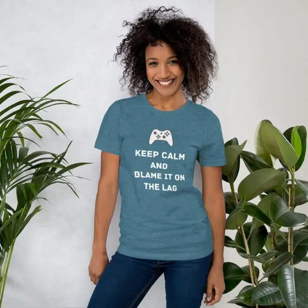 Keep Calm Lag Short-Sleeve Unisex T-Shirt - Image 10