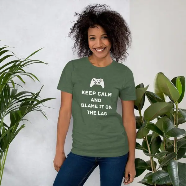 Keep Calm Lag Short-Sleeve Unisex T-Shirt - Image 4