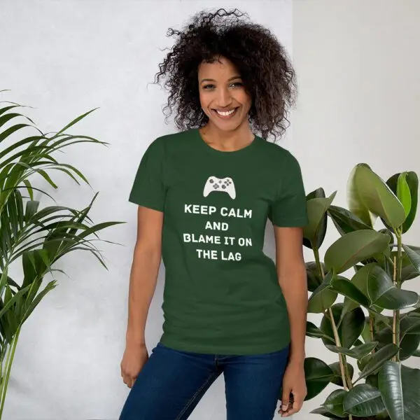 Keep Calm Lag Short-Sleeve Unisex T-Shirt - Image 8