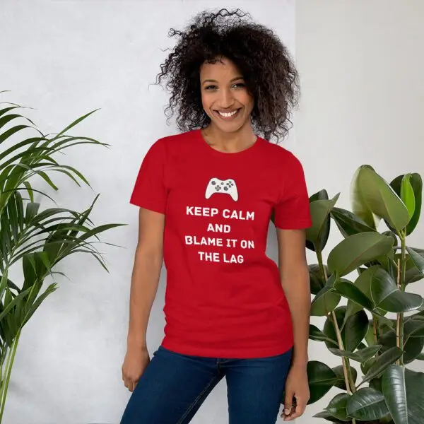 Keep Calm Lag Short-Sleeve Unisex T-Shirt - Image 11