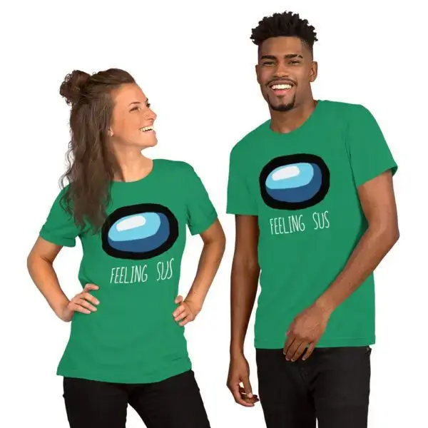 Feeling Sus Among Us Short-Sleeve Unisex T-Shirt - Image 9