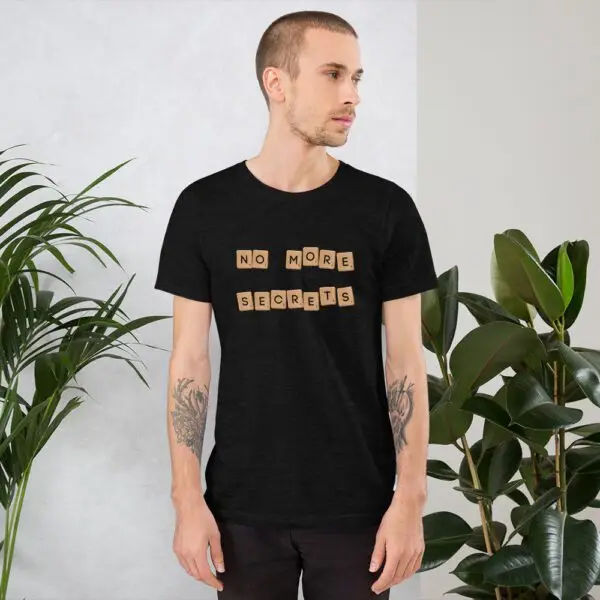 No More Secrets Sneakers Short-Sleeve Unisex T-Shirt - Image 3