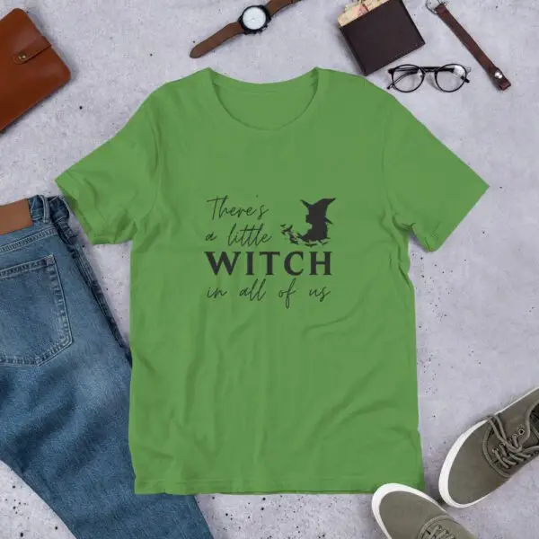 There's A Little Witch In All of Us Practical Magic Short-Sleeve Unisex T-Shirt - Image 3