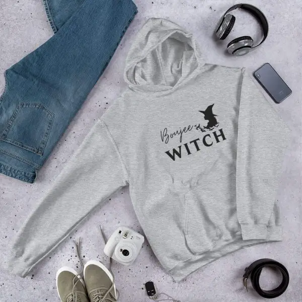 Boujee Witch Black Unisex Hoodie - Image 3