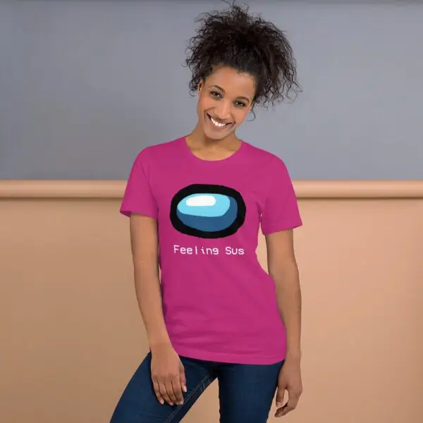 Feeling Sus Among Us 2 Short-Sleeve Unisex T-Shirt - Image 8