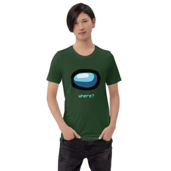 Among Us Where? Short-Sleeve Unisex T-Shirt - Image 7
