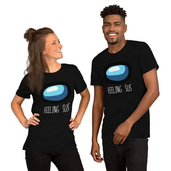 Feeling Sus Among Us Short-Sleeve Unisex T-Shirt - Image 2