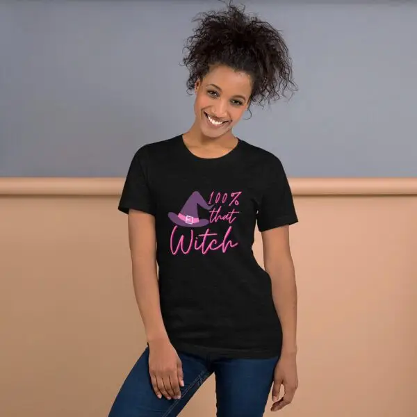 100% That Witch Short-Sleeve Unisex T-Shirt - Image 3