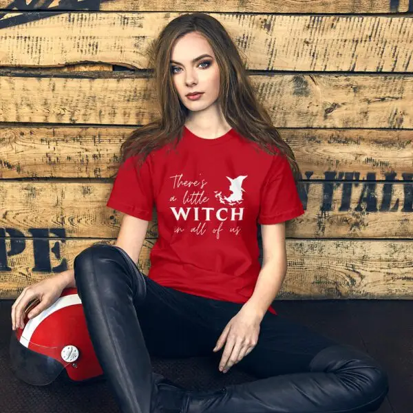 There's a little Witch in all of us Practical Magic Short-Sleeve Unisex T-Shirt - Image 6