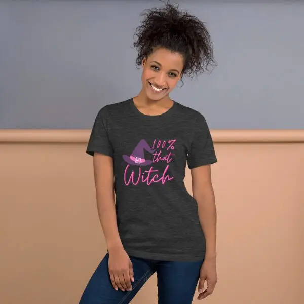 100% That Witch Short-Sleeve Unisex T-Shirt - Image 5