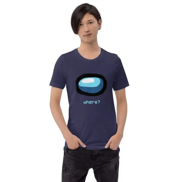 Among Us Where? Short-Sleeve Unisex T-Shirt - Image 4