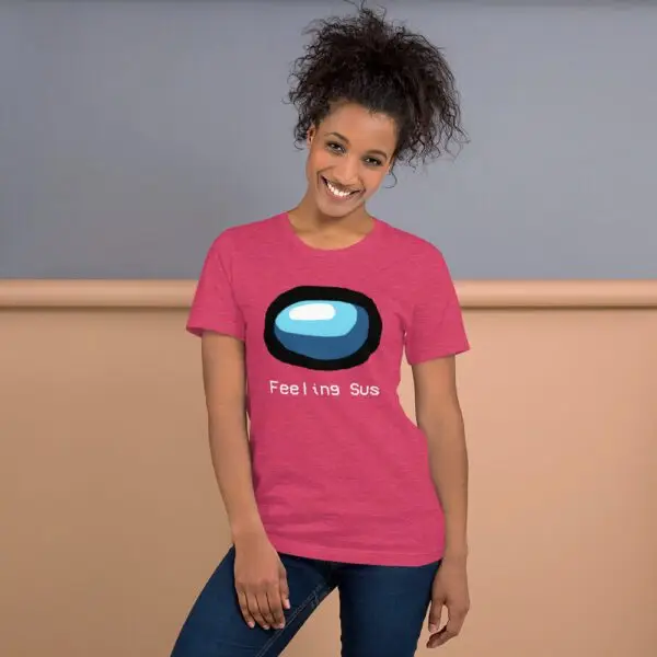 Feeling Sus Among Us 2 Short-Sleeve Unisex T-Shirt - Image 12