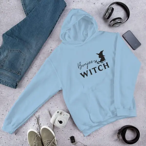 Boujee Witch Black Unisex Hoodie - Image 4