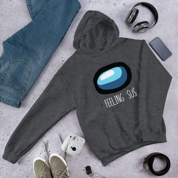 Feeling Sus Among Us Unisex Hoodie - Image 4