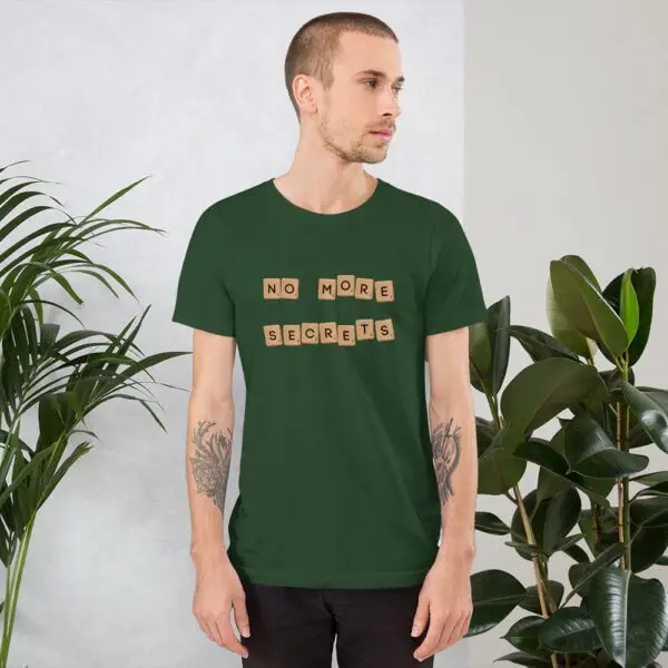 No More Secrets Sneakers Short-Sleeve Unisex T-Shirt - Image 7