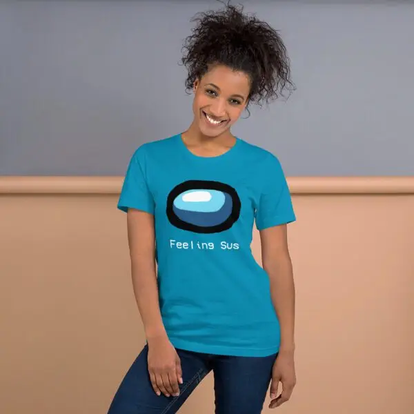 Feeling Sus Among Us 2 Short-Sleeve Unisex T-Shirt - Image 11