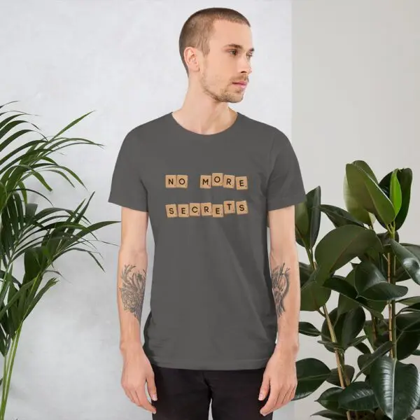 No More Secrets Sneakers Short-Sleeve Unisex T-Shirt - Image 10