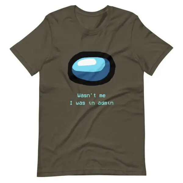 Wasn't Me Among Us Short-Sleeve Unisex T-Shirt - Image 8