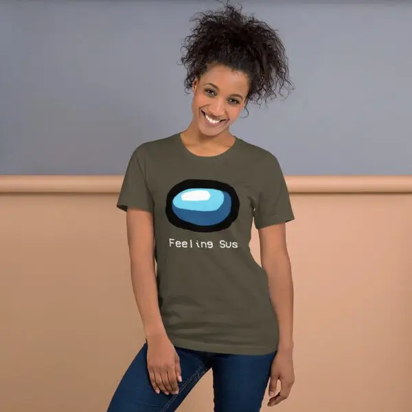 Feeling Sus Among Us 2 Short-Sleeve Unisex T-Shirt - Image 7