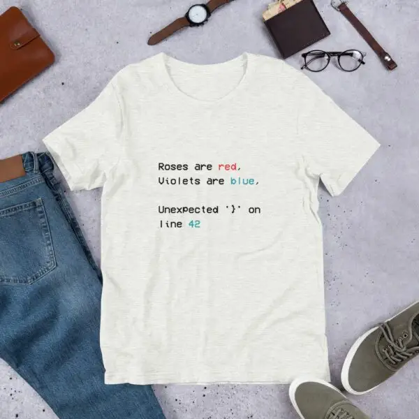 Unexpected Error Short-Sleeve Unisex T-Shirt - Image 8
