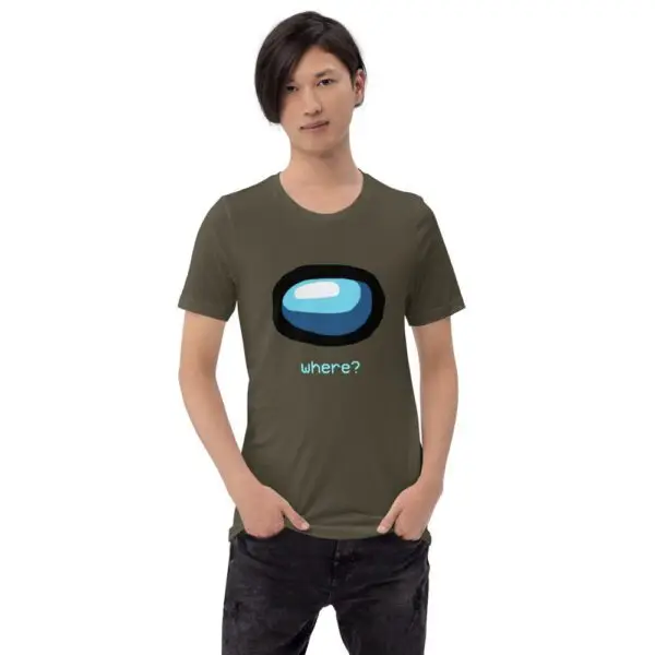 Among Us Where? Short-Sleeve Unisex T-Shirt - Image 9
