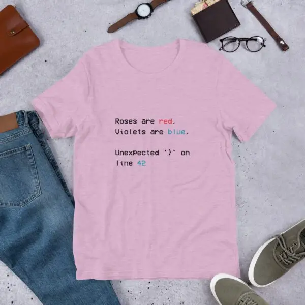 Unexpected Error Short-Sleeve Unisex T-Shirt - Image 3