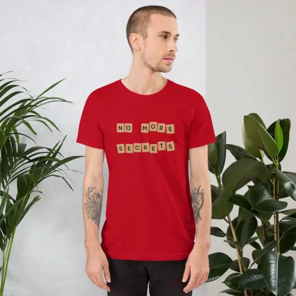 No More Secrets Sneakers Short-Sleeve Unisex T-Shirt - Image 6