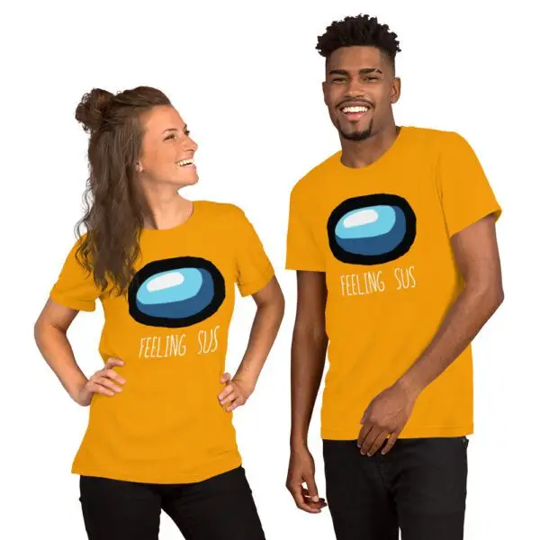 Feeling Sus Among Us Short-Sleeve Unisex T-Shirt - Image 11